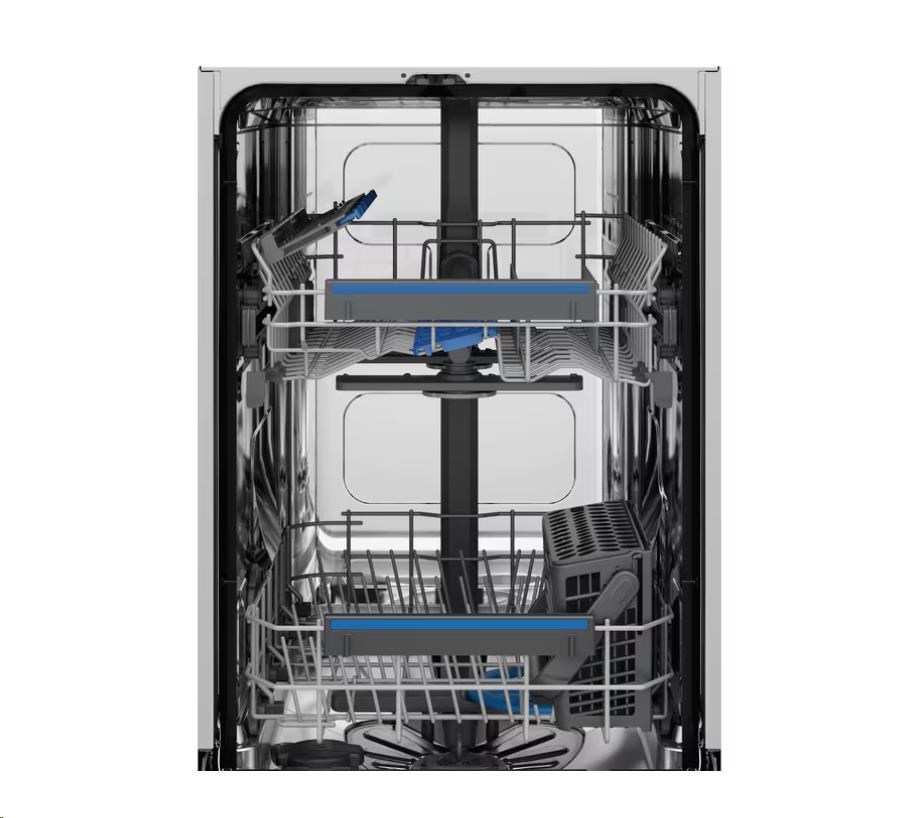 Electrolux série 700 GlassCare EEG62300L vestavná myčka nádobí, 1950 W, paprsek na podlaze, bílá5 