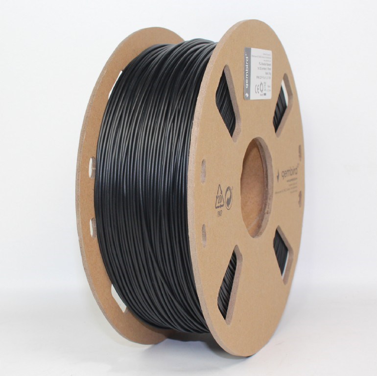 GEMBIRD Tisková struna (filament) PLA flexibilní, 1,75mm, 1kg, černá0 