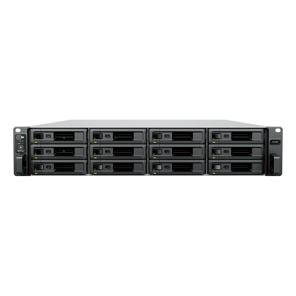 Synology UC3400 Unified Controller (8C/ XeonD-1541/ 2, 1-2, 7GHz/ 8GBRAM/ 12xSAS/ 2x1GbE/ 1x10GbE/ 1xPCIe/ RP)3 