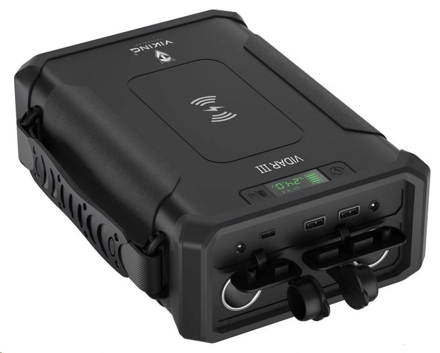 Viking outdoorová powerbanka VIDAR III,  96000 mAh,  bezdrátové nabíjení0 