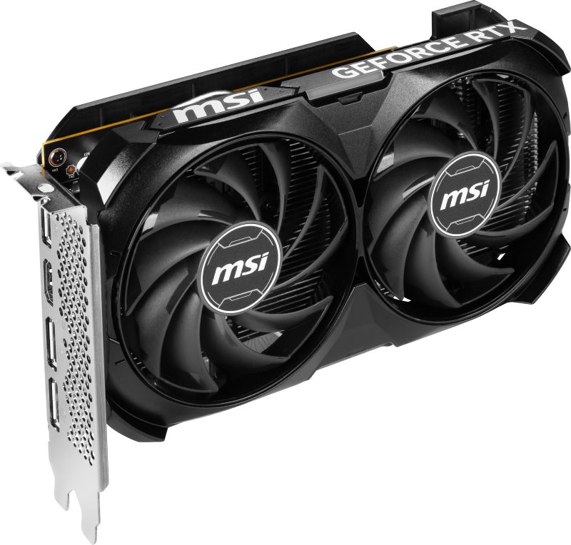 MSI VGA NVIDIA GeForce RTX 4060 VENTUS 2X BLACK 8G OC, 8G GDDR6, 3xDP, 1xHDMI4 