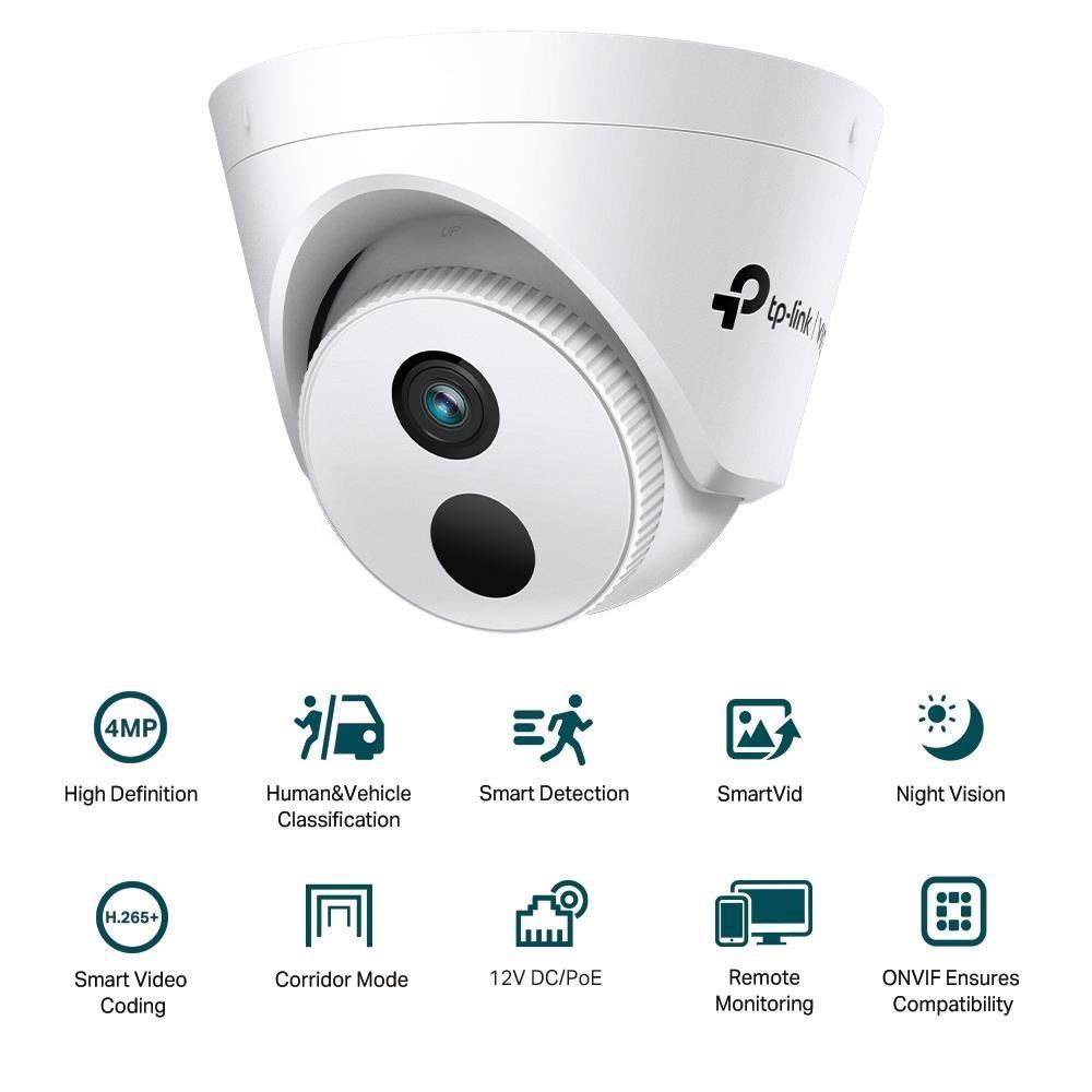 TP-Link VIGI C440I(4mm) 4MP,  Turret,  PoE,  IR 30m1 