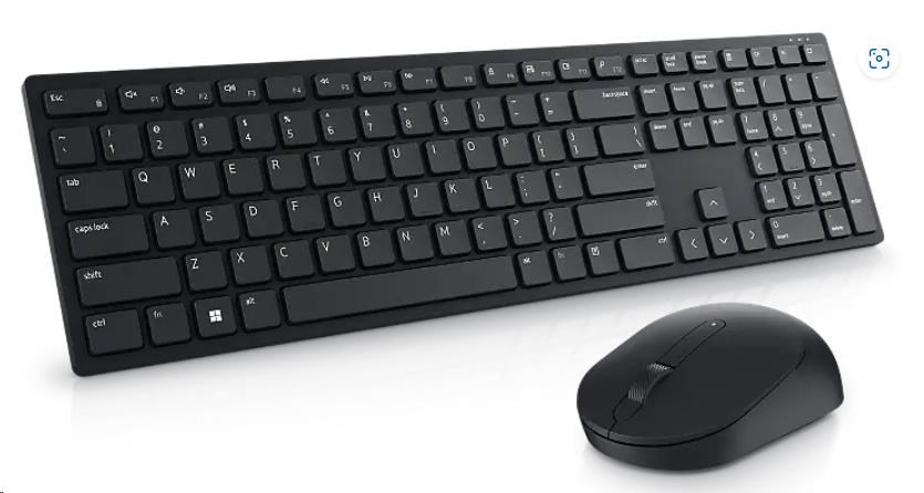 DELL Pro Wireless Keyboard and Mouse - KM5221W - Czech/Slovak (QWERTZ)0 