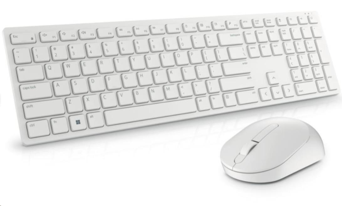 DELL Pro Wireless Keyboard and Mouse - KM5221W - Czech/ Slovak (QWERTZ) - White0 