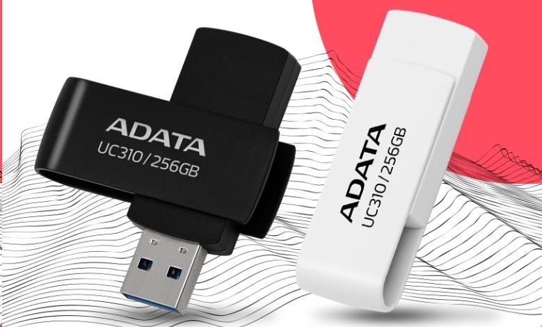 ADATA Flash Disk 256GB UC310,  USB 3.2 ,  černá1 
