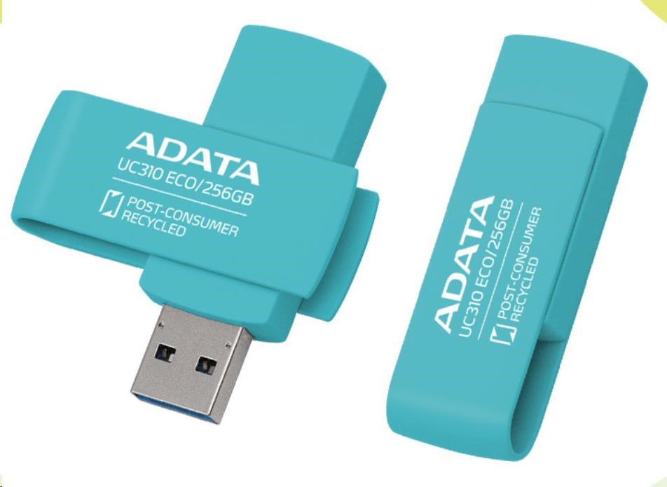 ADATA UC310 ECO/ 64GB/ USB 3.2/ USB-A/ Zelená0 