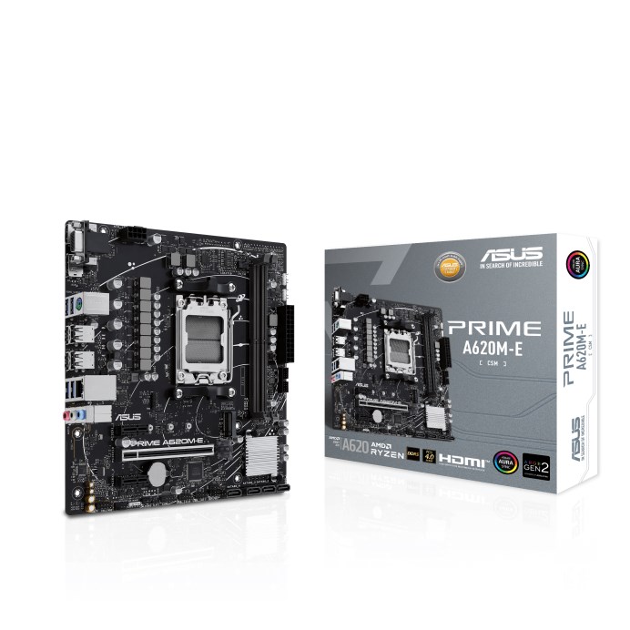 ASUS MB Sc AM5 PRIME A620M-E-CSM,  AMD A620,  2xDDR5,  1xHDMI,  1xDP,  1xVGA,  mATX0 