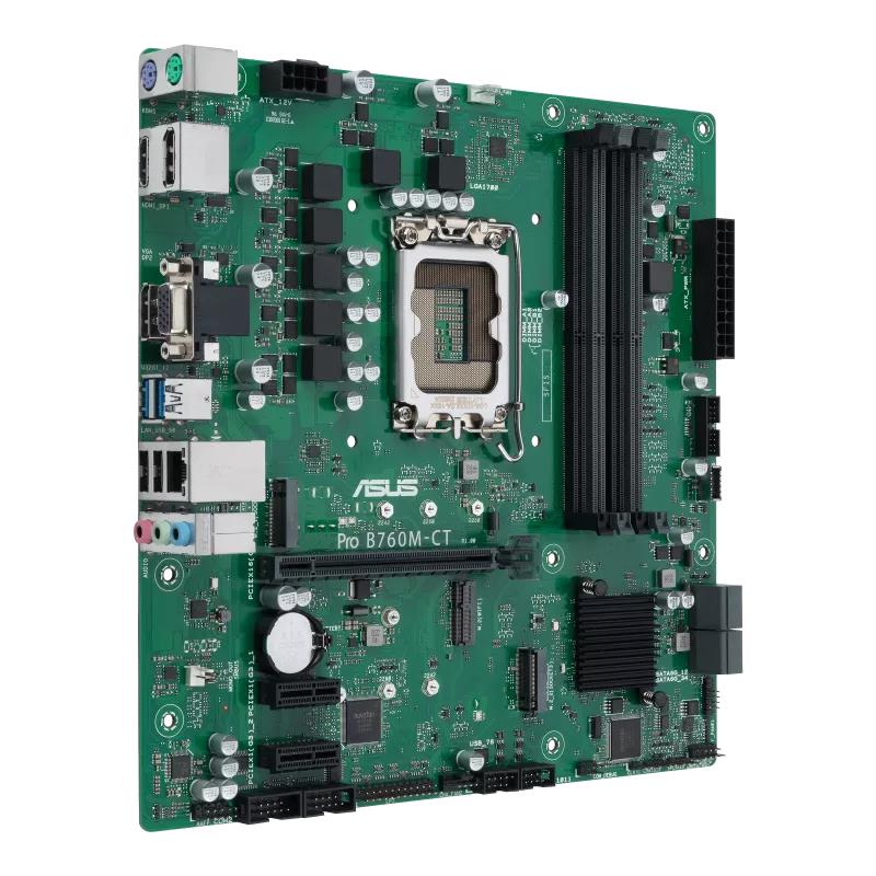 ASUS MB Sc LGA1700 PRO B760M-CT-CSM,  Intel B760,  4xDDR5,  2xDP,  1xHDMI,  1xVGA,  mATX2 
