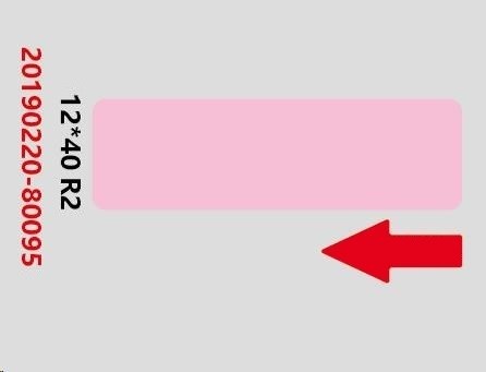 Niimbot štítky RP 12x40mm 160ks Pink pro D11 a D1100 