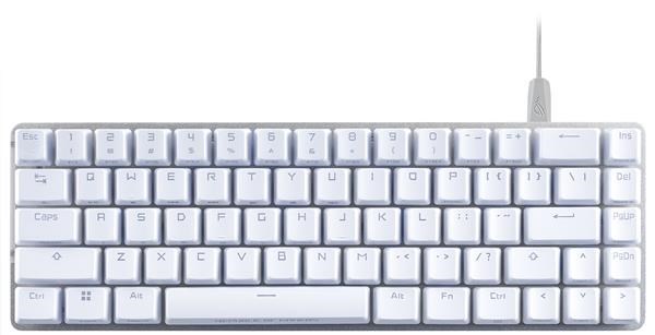 ASUS klávesnice ROG FALCHION ACE Moonlight White,  mechanická,  USB,  US,  bílá0 