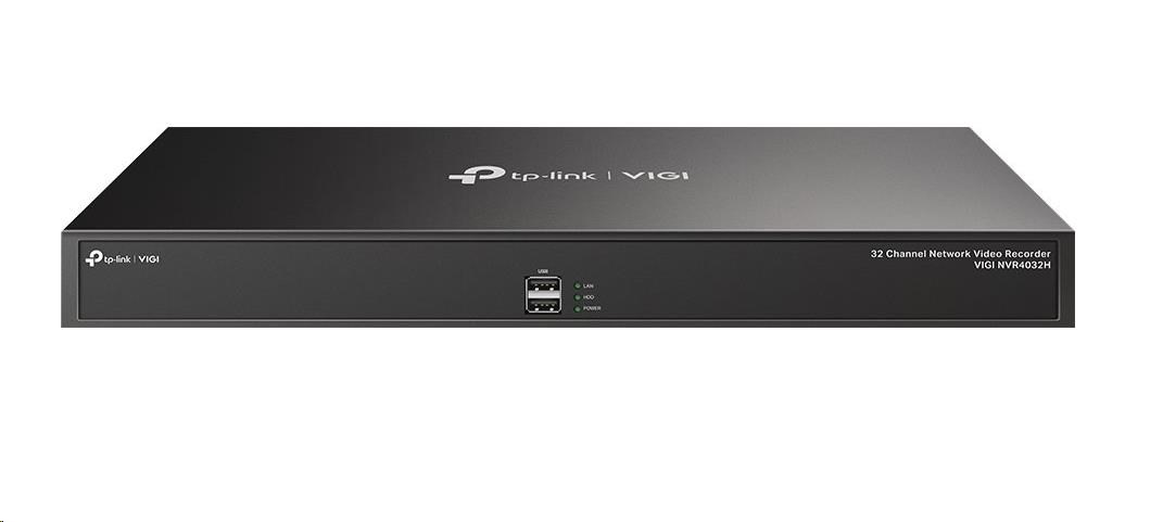 TP-Link VIGI NVR4032H, videorekordér, 32 channels, 2x100Mb/s LAN, 1xVGA,1xHDMI,1xUSB3.0,2xUSB2.02 