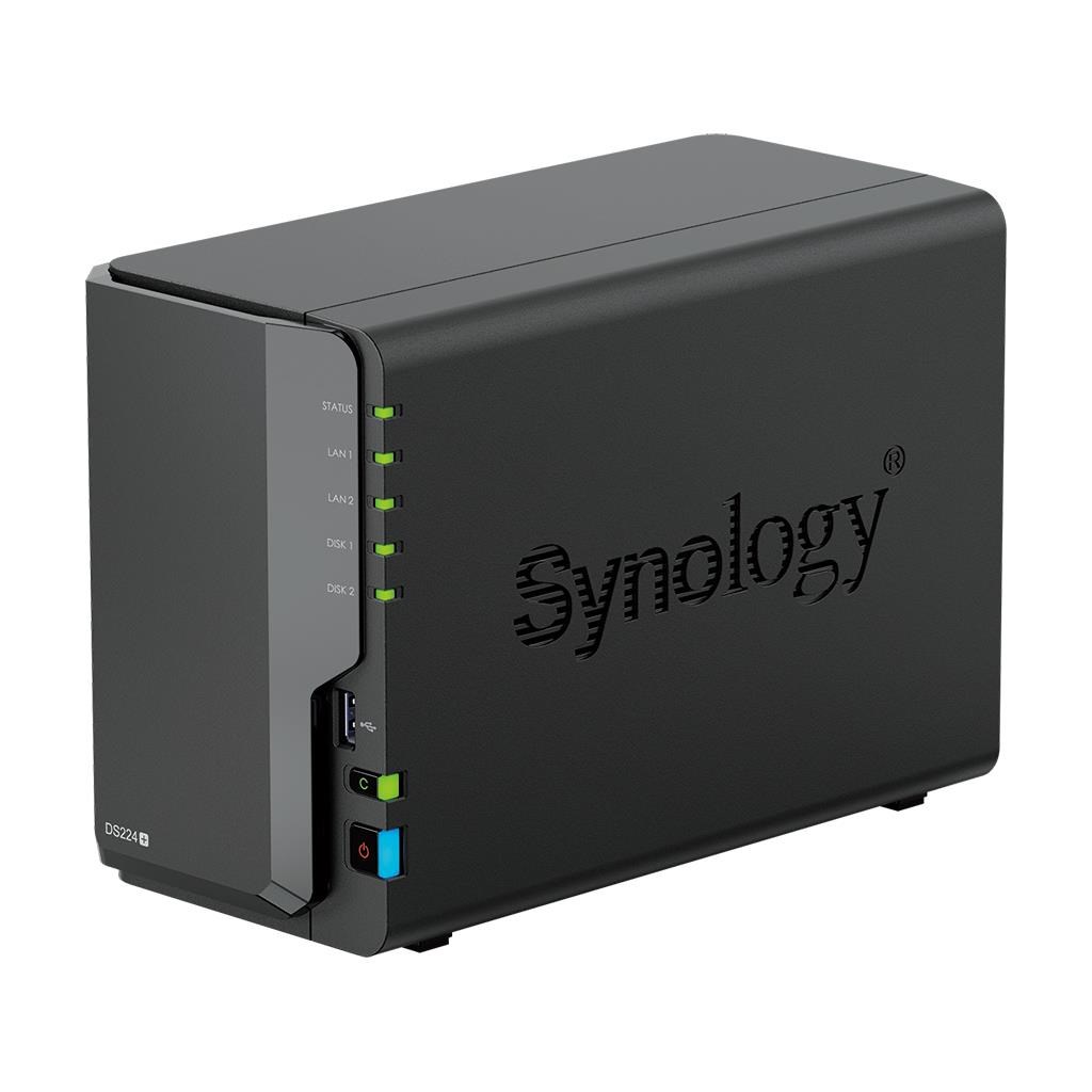 Synology™ DiskStation DS224+ 2x HDD  NAS  3 