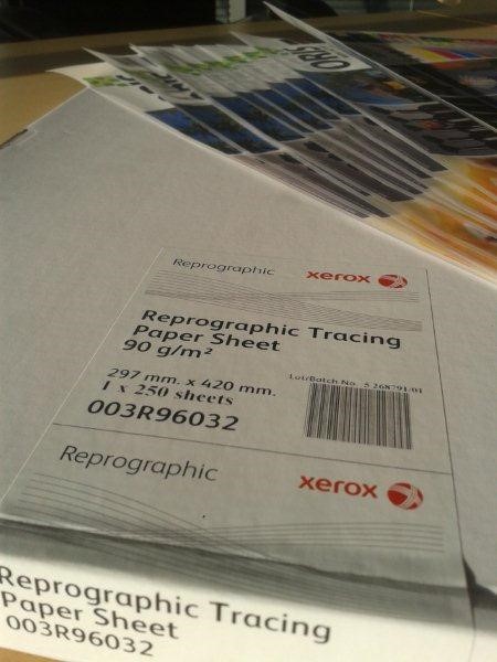 Xerox Carbonless Paper 90 - 297x420 (90g/ 250 listov,  A3) - rezané listy0 