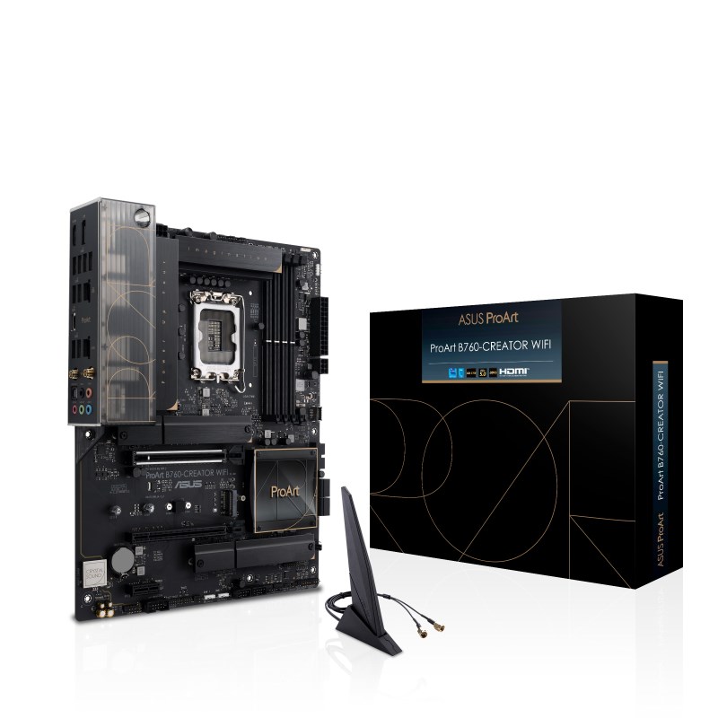 ASUS MB Sc LGA1700 PROART B760-CREATOR WIFI, Intel B760, 4xDDR5, 1xDP, 1xHDMI, ATX0 