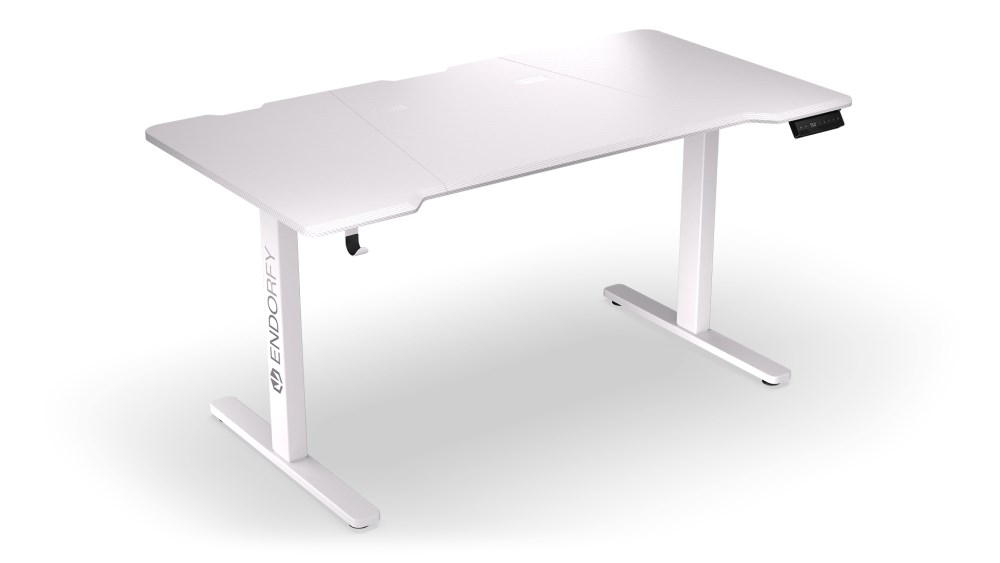 Endorfy herní stůl Atlas L electric OWH /  150cm x 78cm /  nosnost 80 kg /  elektricky výškově stavitelný (73-120cm) /  bílá3 