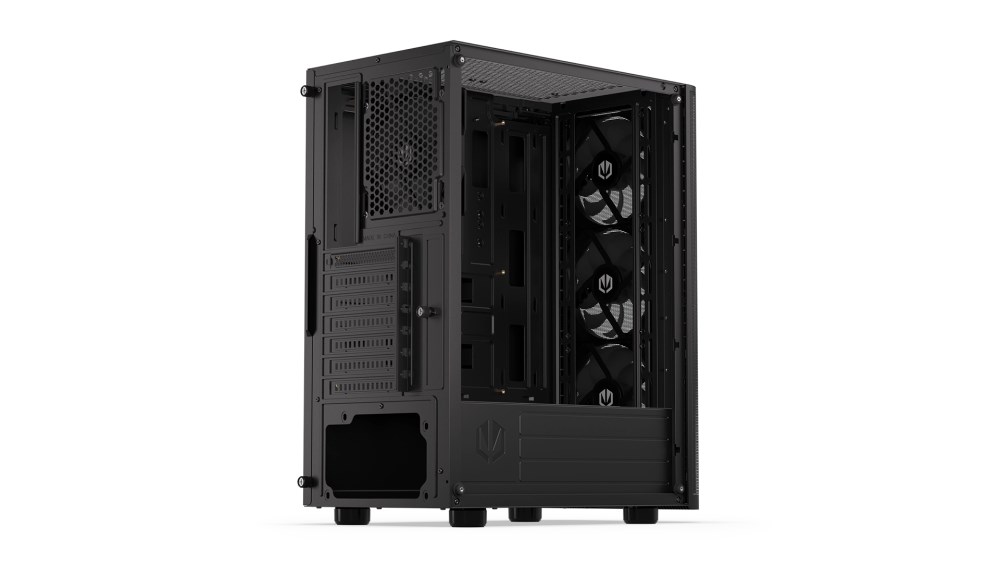 ENDORFY Case Ventum 200 ARGB,  Průhledná bočnice,  ATX,  4x120mm ARGB Fan,  černá6 