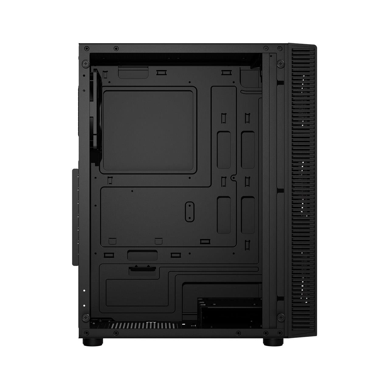 Fortron skříň Midi Tower CMT192,  průhledná bočnice,  ATX,  4x RGB větrák,  černá3 