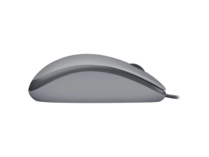 Logitech myš Corded M110 tichá,  šedá,  EMEA3 