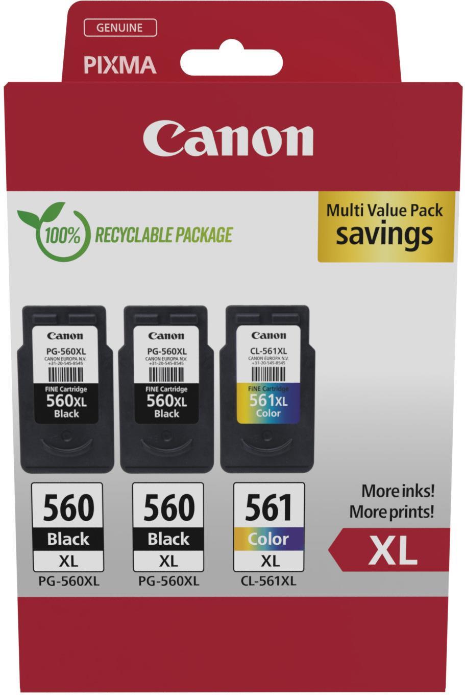 Canon CARTRIDGE PG-560XLx2/ CL-561XL MULTI pro PIXMA TS535x,  TS535xa,  TS745x,  TS745xi0 