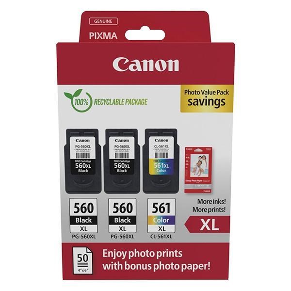 Canon CARTRIDGE PG-560XLx2/ CL-561XL PVP pro PIXMA TS535x,  TS535xa,  TS745x,  TS745xi0 