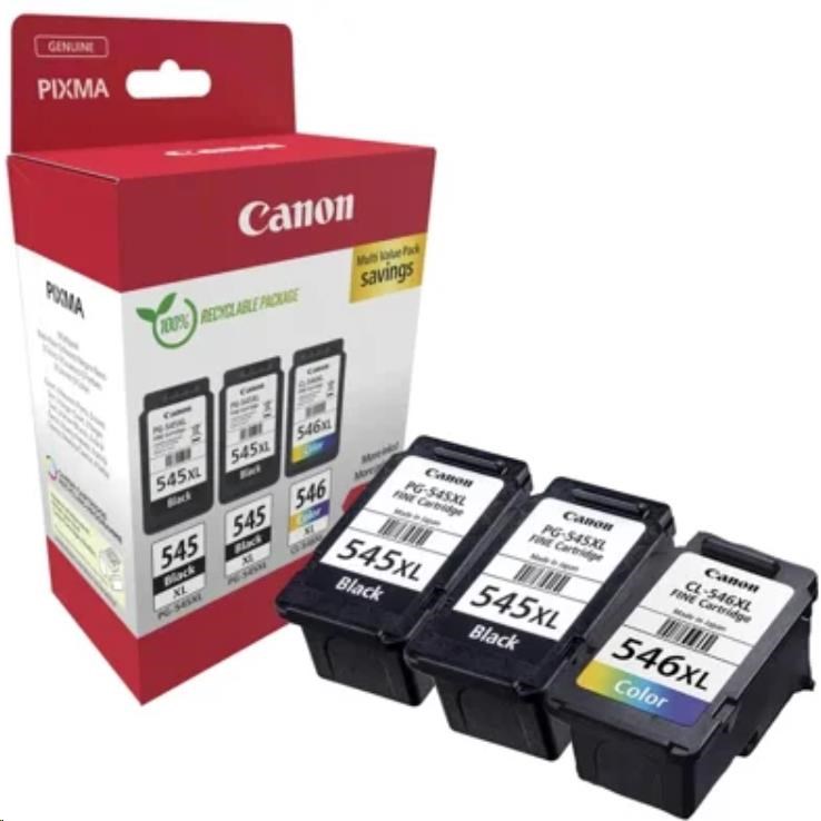 Canon CARTRIDGE PG-545XLx2/ CL-546XL MULTI pro PIXMA TR455x,  MG2x50,  MG255xS,  TS205,  TS305,  TS335x0 
