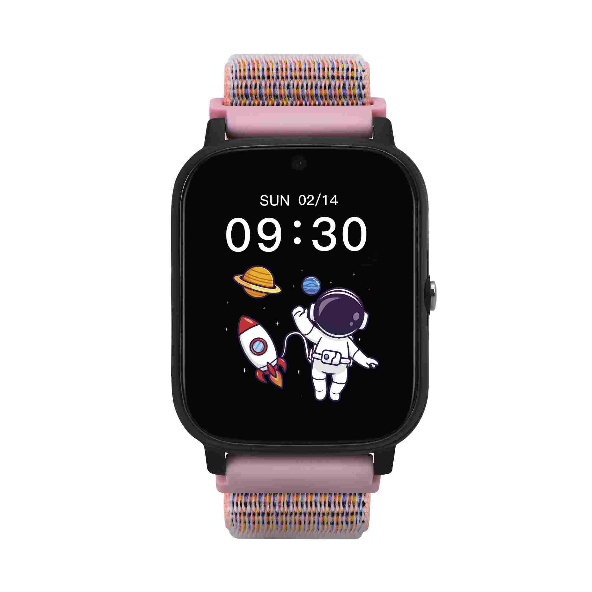 Garett Smartwatch Kids Tech 4G Pink velcro0 