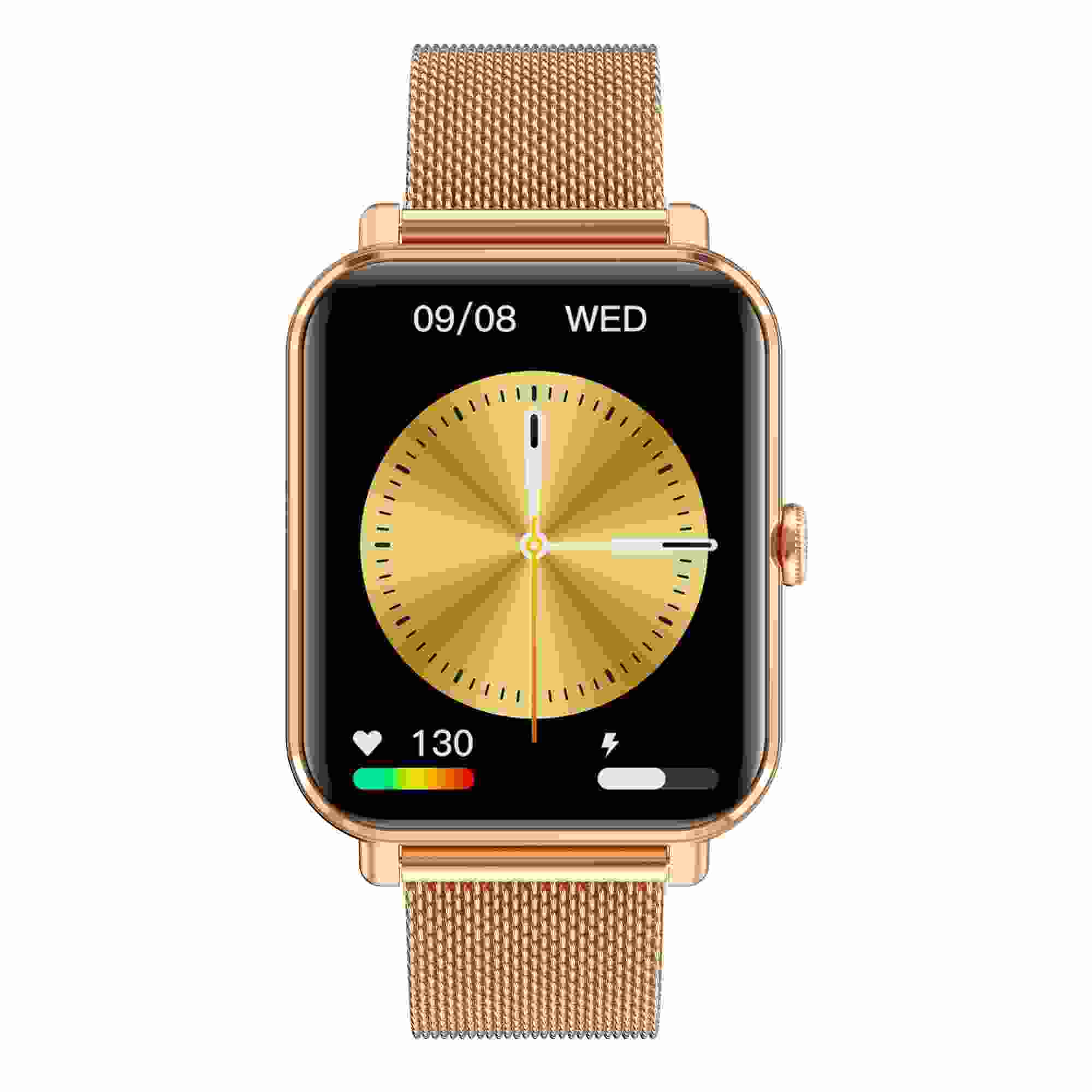 Garett Smartwatch GRC CLASSIC Gold steel3 