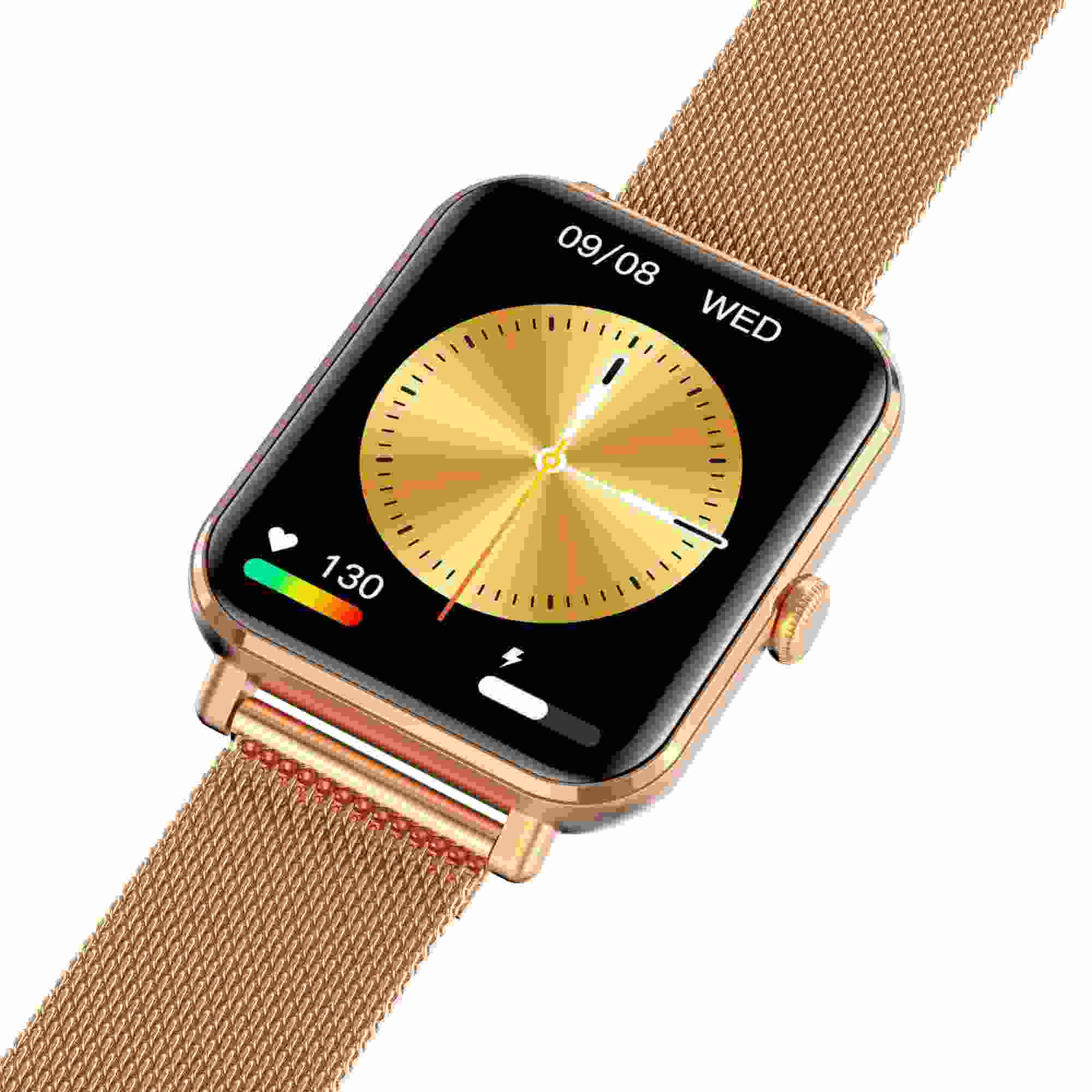 Garett Smartwatch GRC CLASSIC Gold steel5 