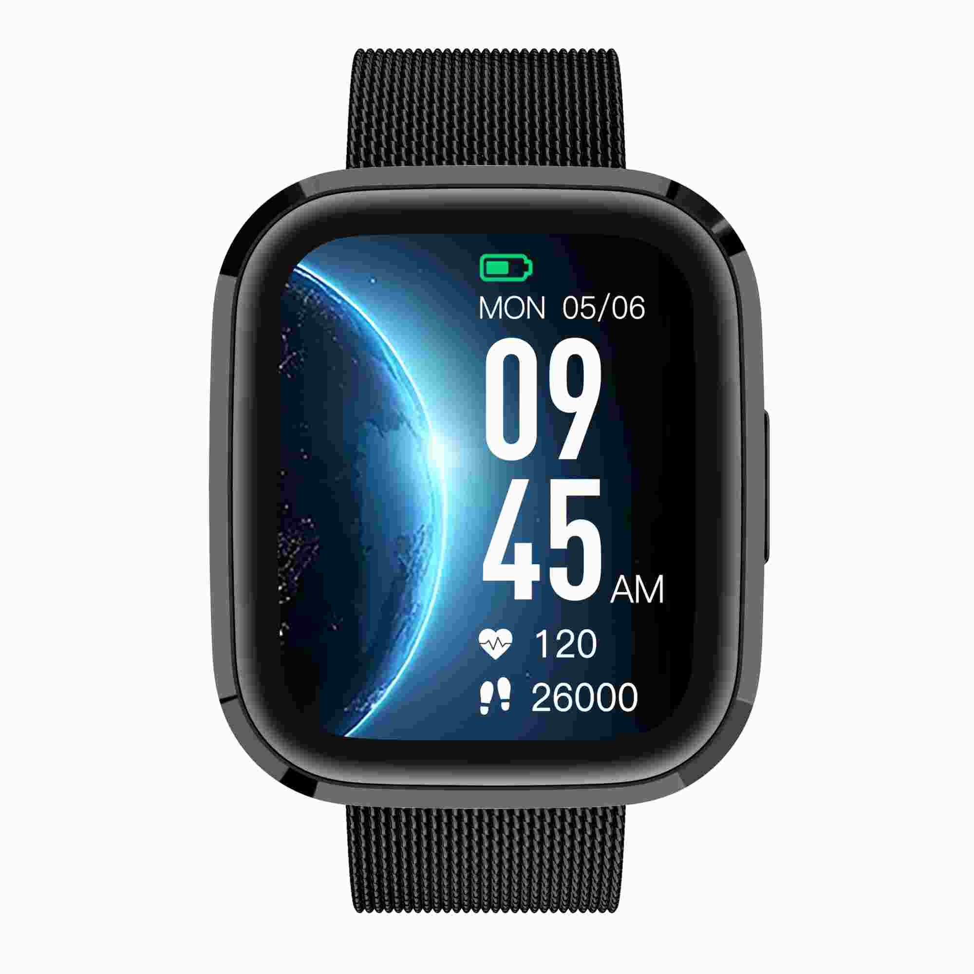 Garett Smartwatch GRC STYLE Black steel2 