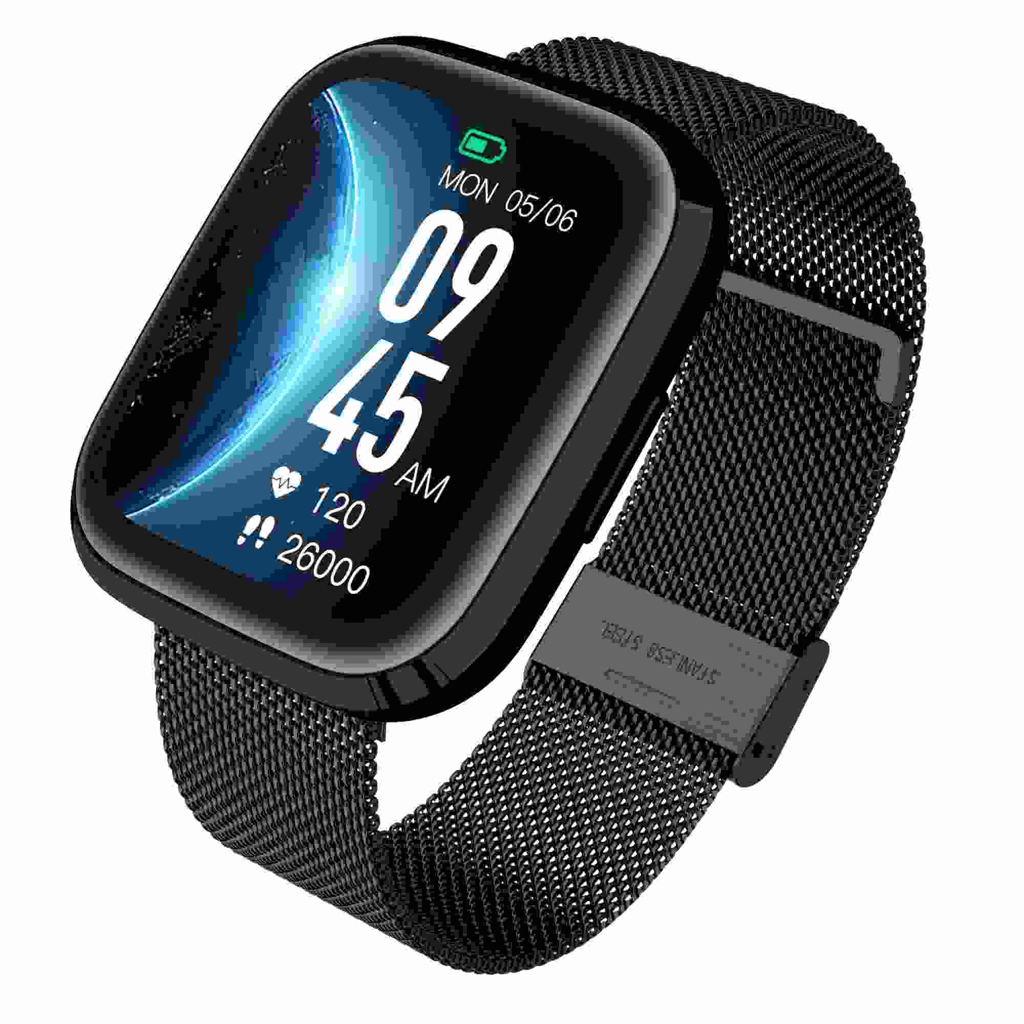 Garett Smartwatch GRC STYLE Black steel0 