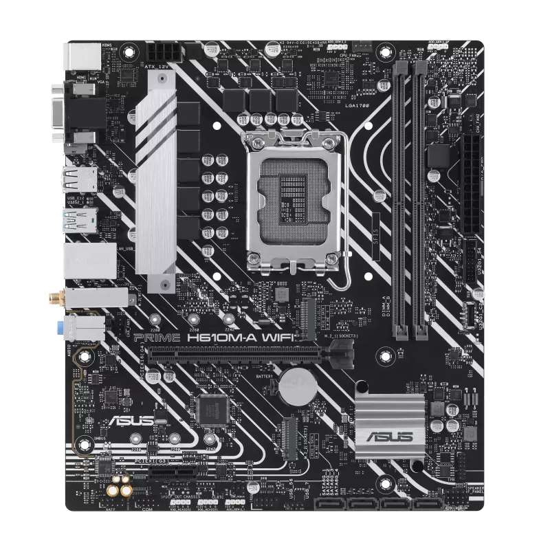 ASUS MB Sc LGA1700 PRIME H610M-A WiFi,  Intel H610,  2xDDR5,  1xDP,  1xHDMI,  1xVGA,  mATX3 