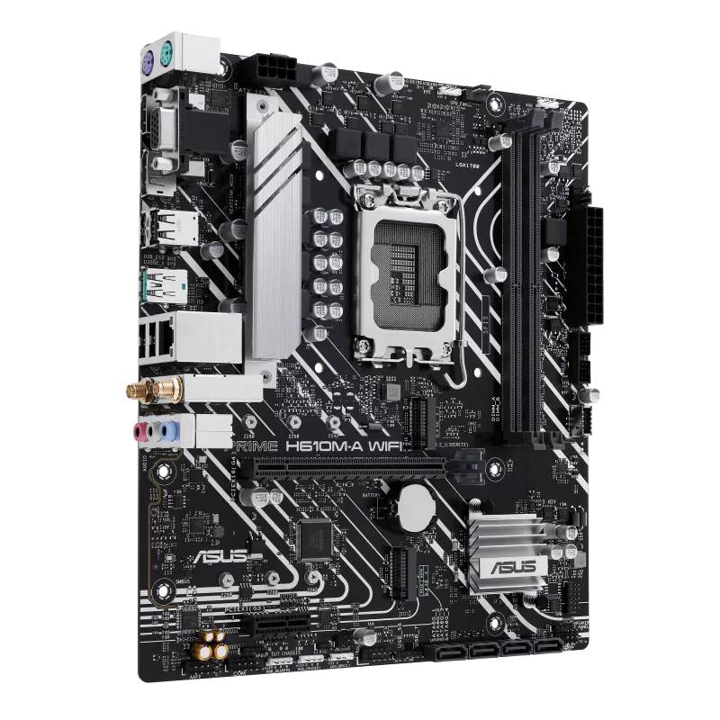 ASUS MB Sc LGA1700 PRIME H610M-A WiFi,  Intel H610,  2xDDR5,  1xDP,  1xHDMI,  1xVGA,  mATX0 