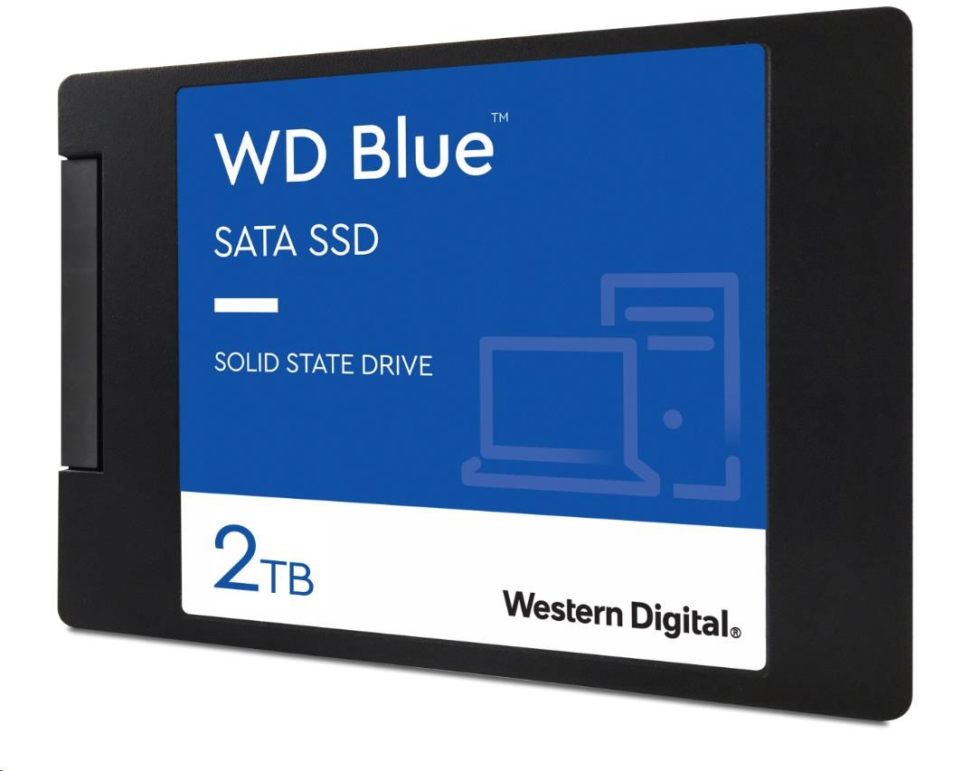 WD BLUE SSD 3D NAND WDS200T3B0A 2TB SATA/ 600,  (R:560,  W:530MB/ s),  2.5