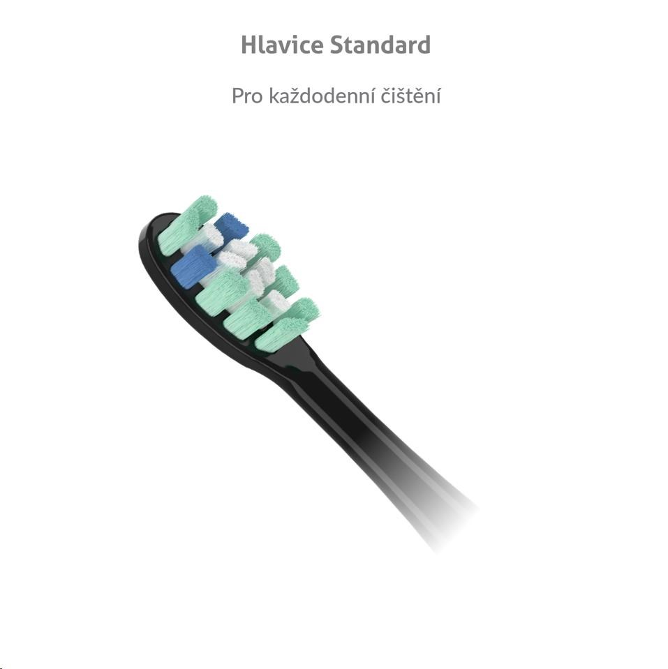 TrueLife SonicBrush Clean-series heads Standard black 2 pack2 