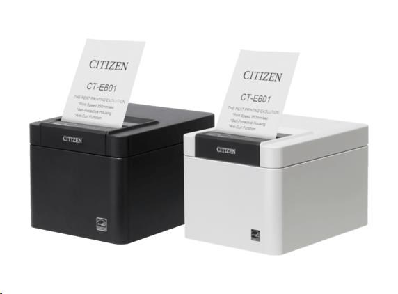 Citizen CT-E601,  USB,  USB Host,  8 dots/ mm (203 dpi),  cutter,  white0 