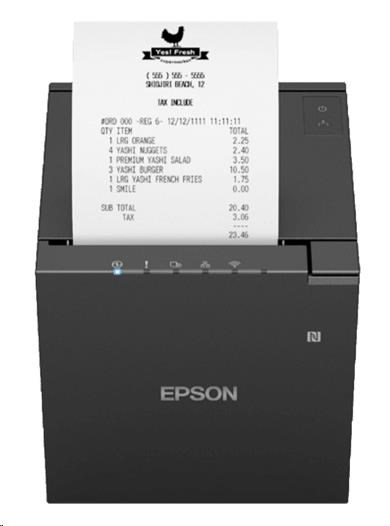 Epson TM-m30III, USB, USB-C, BT, Ethernet, Wi-Fi, 8 dots/mm (203 dpi), cutter, black0 