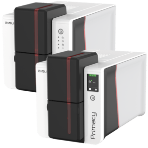 Evolis Primacy 2,  single sided,  12 dots/ mm (300 dpi),  USB,  Ethernet,  disp.0 