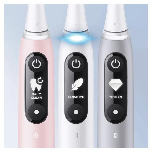Oral-B iO Series 6 Duo Black & Pink Sand set elektrických zubních kartáčků,  5 režimů,  AI,  časovač1 