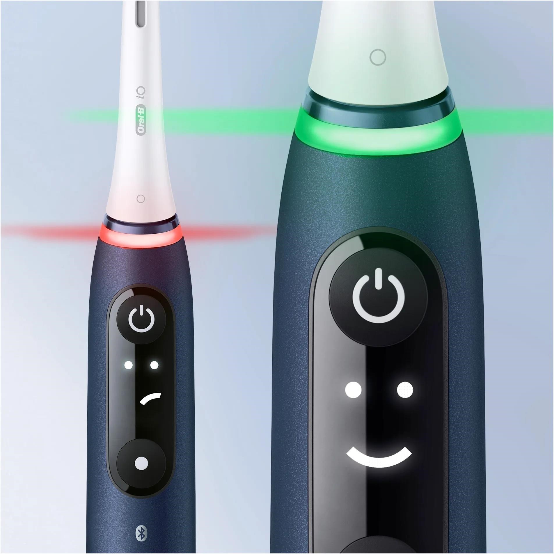Oral-B iO Series 7 Sapphire elektrický zubní kartáček,  5 režimů,  cestovní pouzdro,  rychlonabíjecí stanice0 