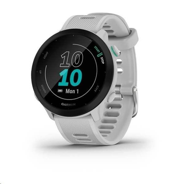 Garmin GPS sportovní hodinky Forerunner 55 White,  EU0 