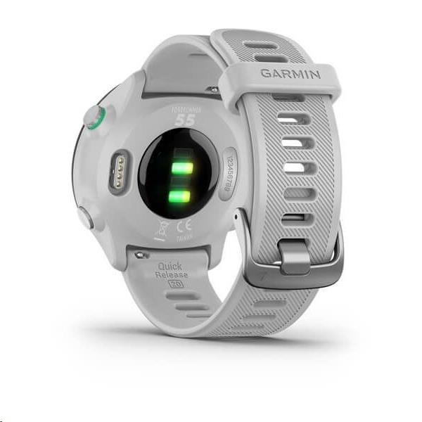Garmin GPS sportovní hodinky Forerunner 55 White,  EU2 