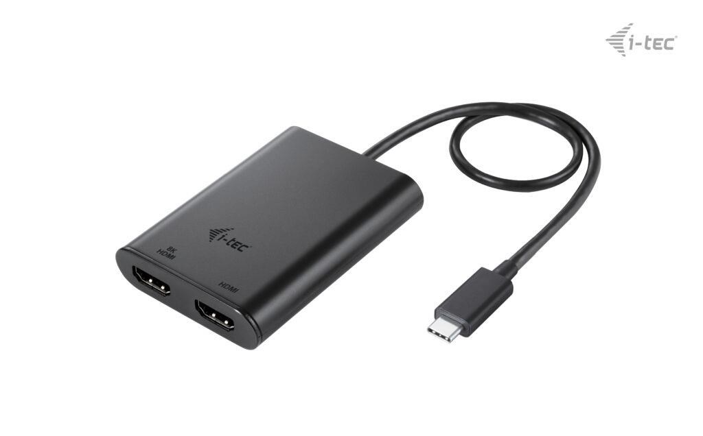 i-tec USB-C Dual 4K/60Hz (single 8K/30Hz) HDMI Video Adapter6 