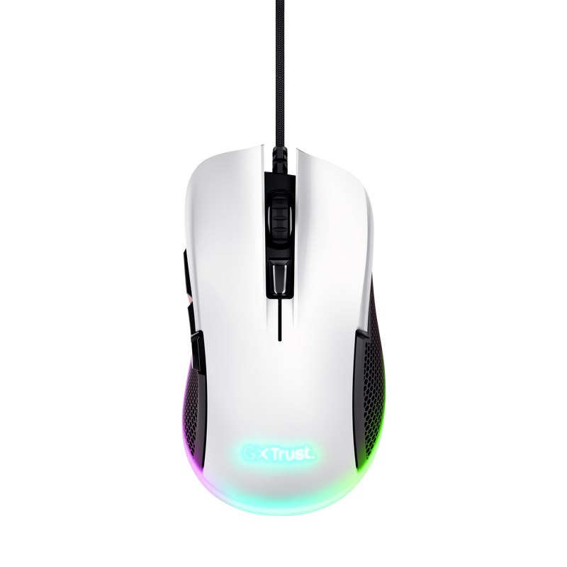TRUST herní myš GXT 922W YBAR Eco Gaming Mouse,  optická,  USB,  bílá4 