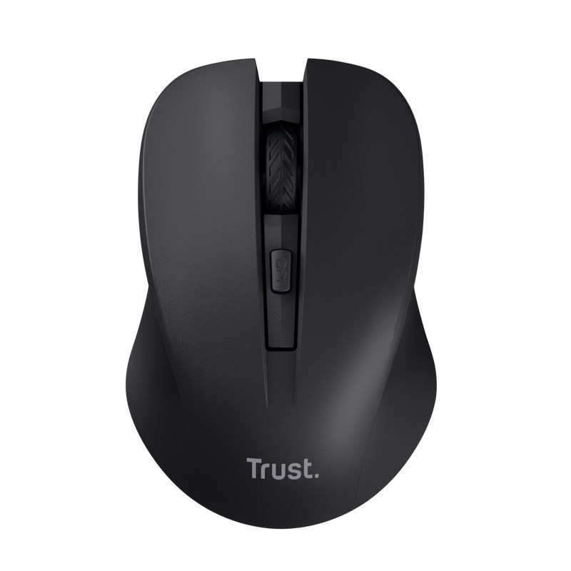 TRUST myš Mydo tichá bezdrátová myš,  optická,  USB,  černá2 