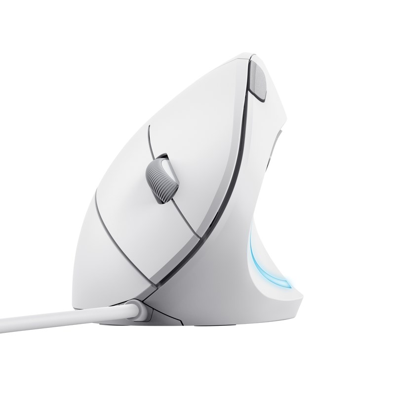 TRUST vertikální myš Verto ergonomická myš,  USB,  bílá3 