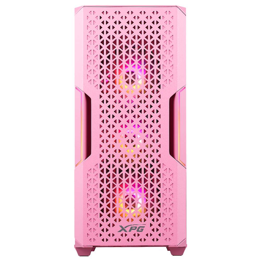 ADATA XPG case STARKER AIR Mid-Tower,  bez zdroje,  1x 120mm + 1x 120mm ARGB,  Ružová7 