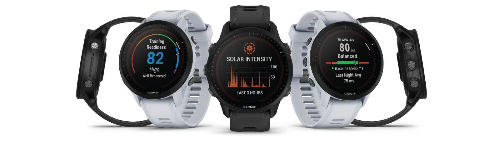 Garmin GPS sportovní hodinky Forerunner 955 Solar,  Black,  EU1 