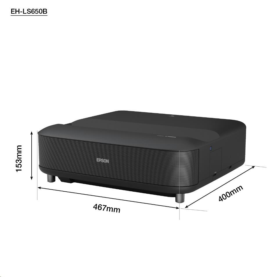 EPSON projektor EH-LS650B, 4K PRO-UHD, 3600ANSI, 2.500.000:1, USB, WiFi, HDMI, Android TV, černý, 5 LET ZÁRUKA6 