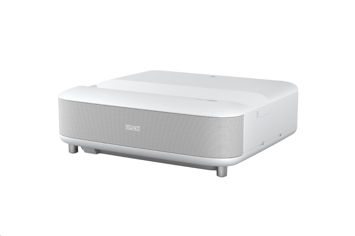 EPSON projektor EH-LS650W, 4K PRO-UHD, 3600ANSI, 2.500.000:1, USB, WiFi, HDMI, Android TV, bílý, 5 LET ZÁRUKA2 