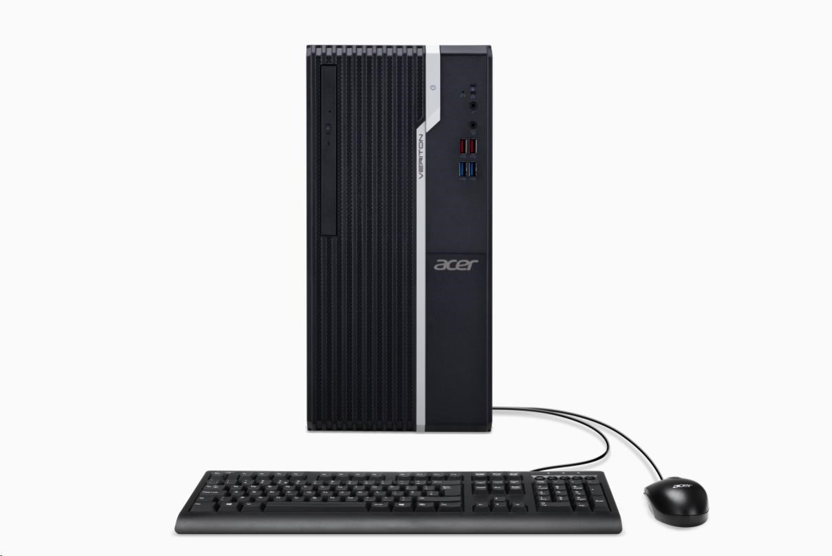 ACER PC Veriton VS2690G,  i5-12400, 8GB, 512 GB M.2 SSD, UHD Graphics, DVD±RW, Original Windows Pro, černá, KB+Mouse0 